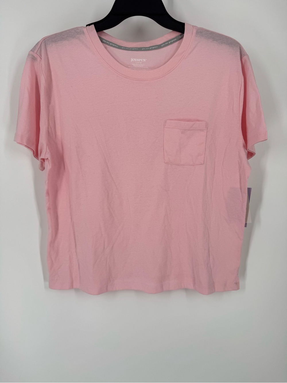 Pink Pocket Short-Sleeve Women's Tee pajamas